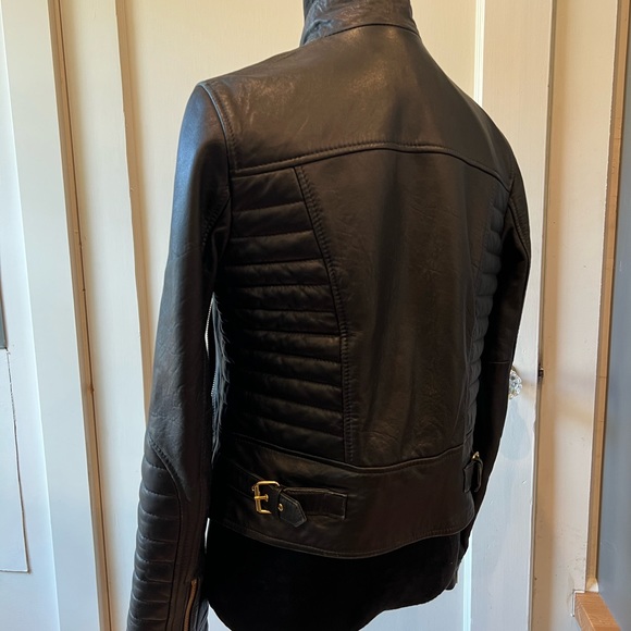 Jcrew collection leather jacket - Picture 2 of 4